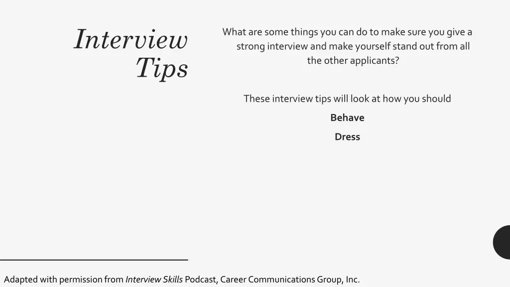 interview tips 4