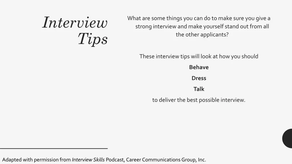 interview tips 6