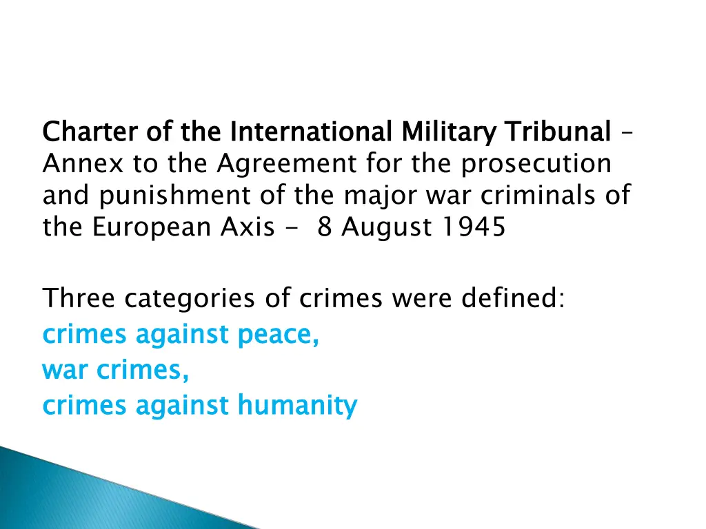 charter of the international military tribunal