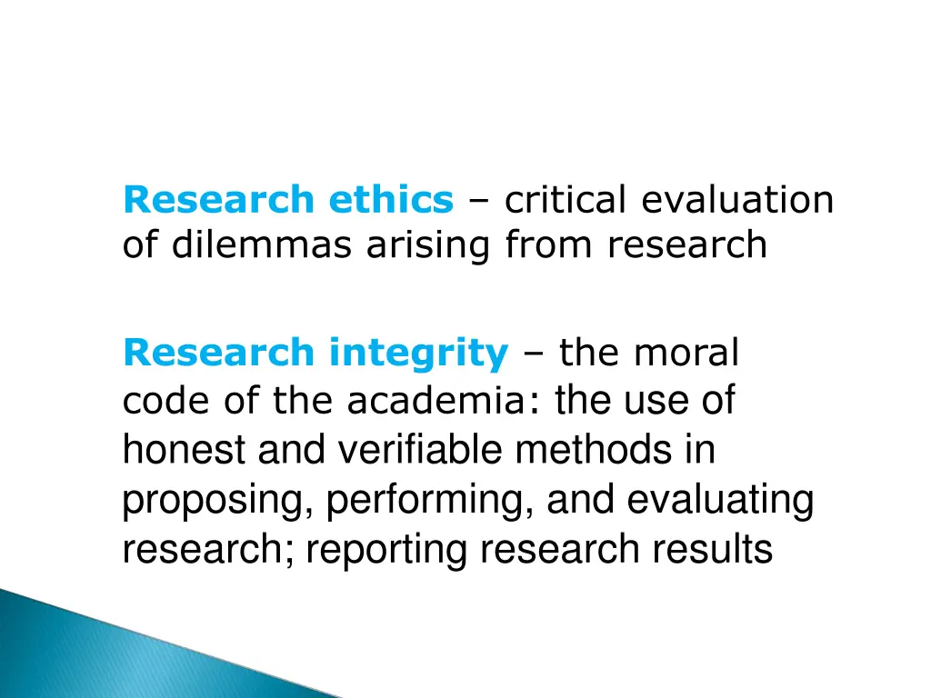 research ethics critical evaluation of dilemmas