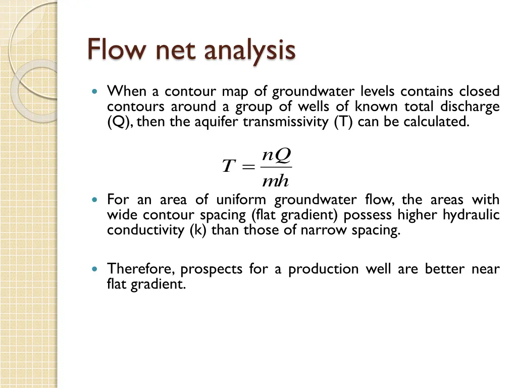 flow net analysis 2