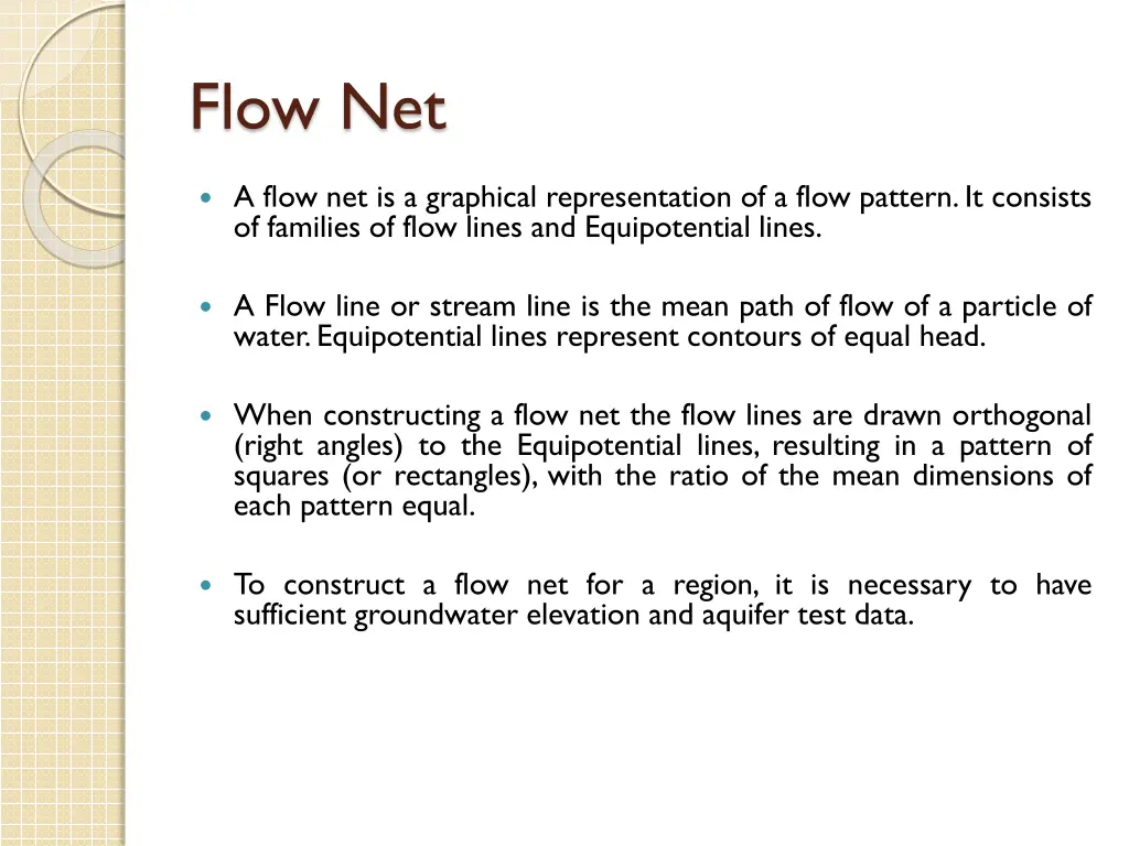 flow net