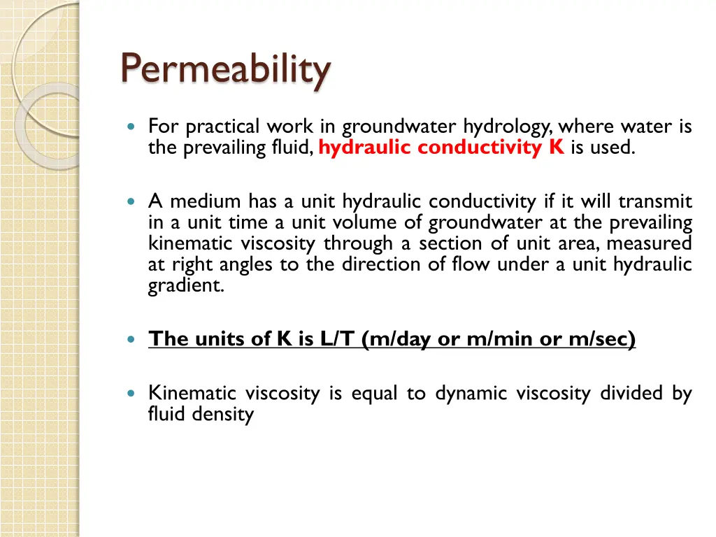 permeability 1