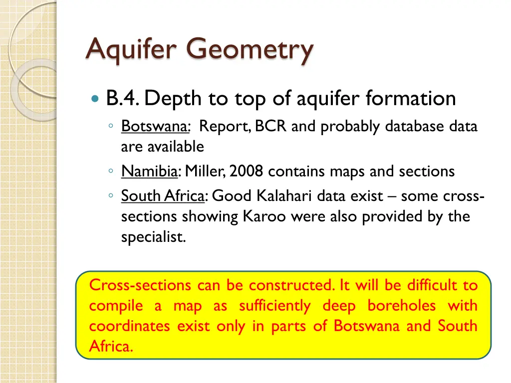 aquifer geometry 3