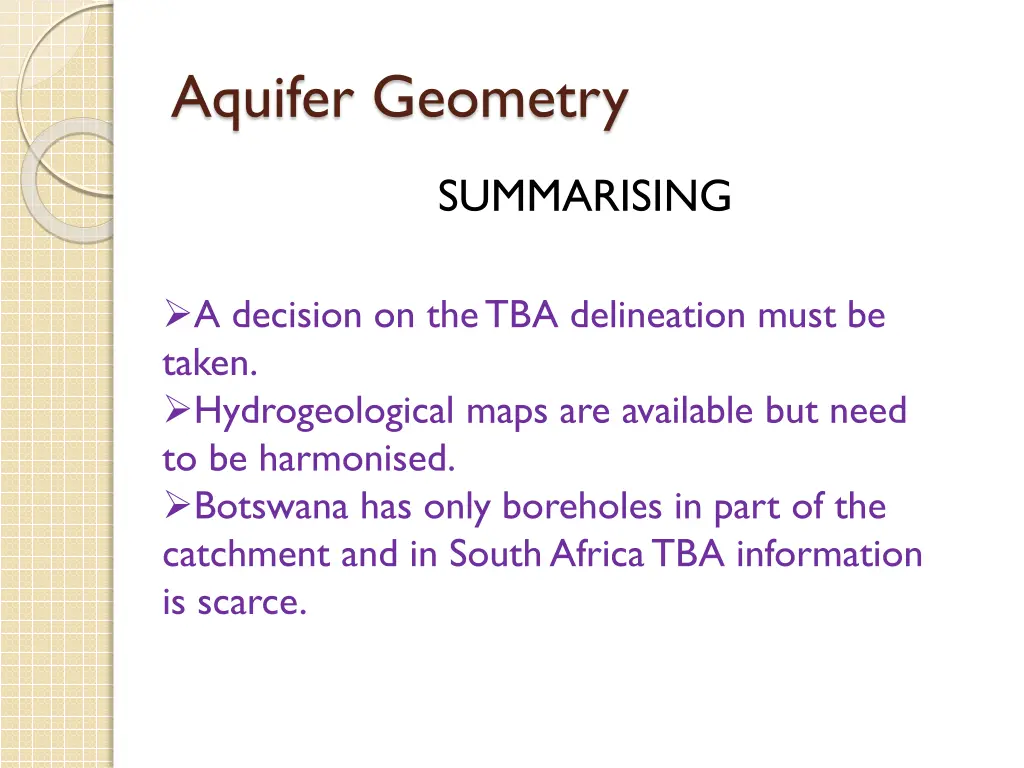 aquifer geometry 7