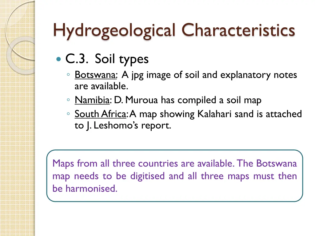 hydrogeological characteristics 2