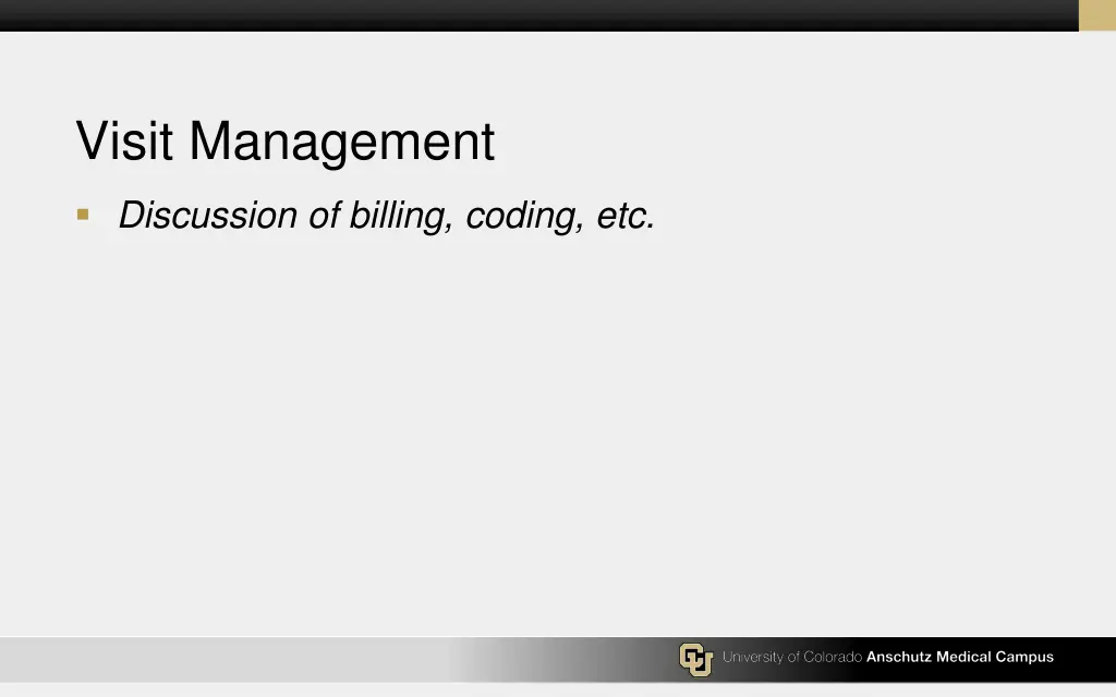 visit management