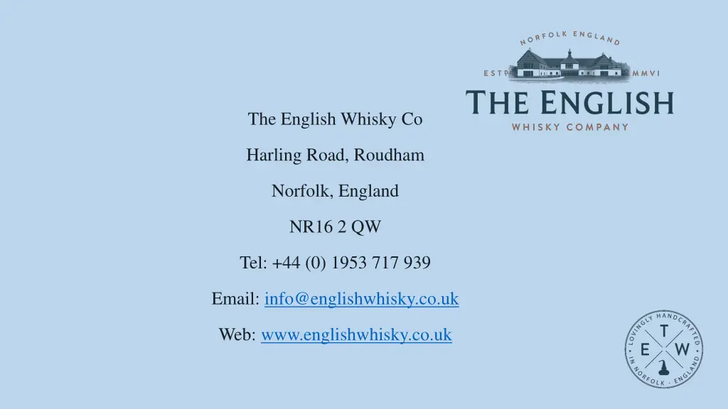 the english whisky co