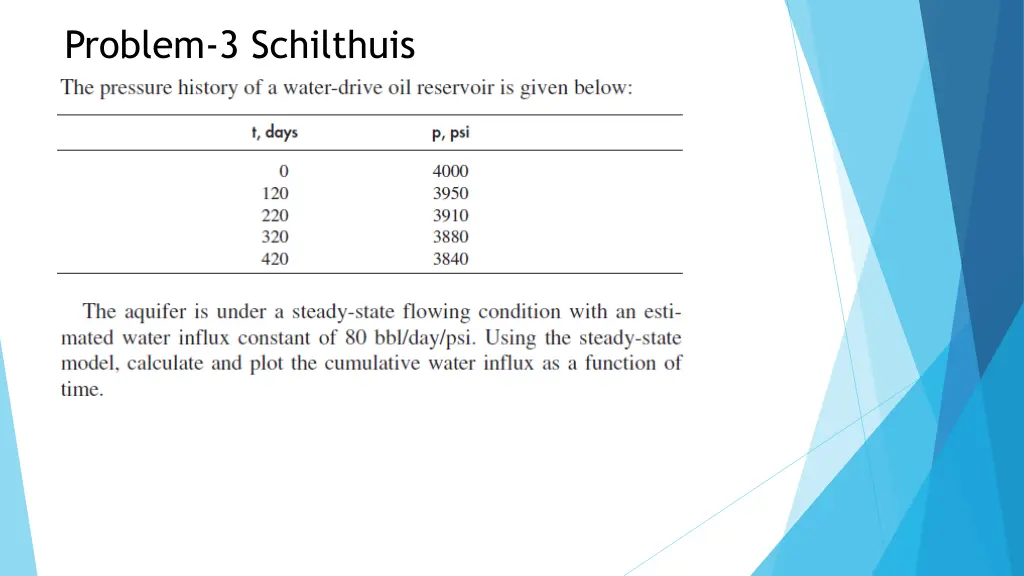 problem 3 schilthuis