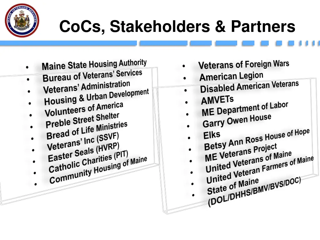 cocs stakeholders partners