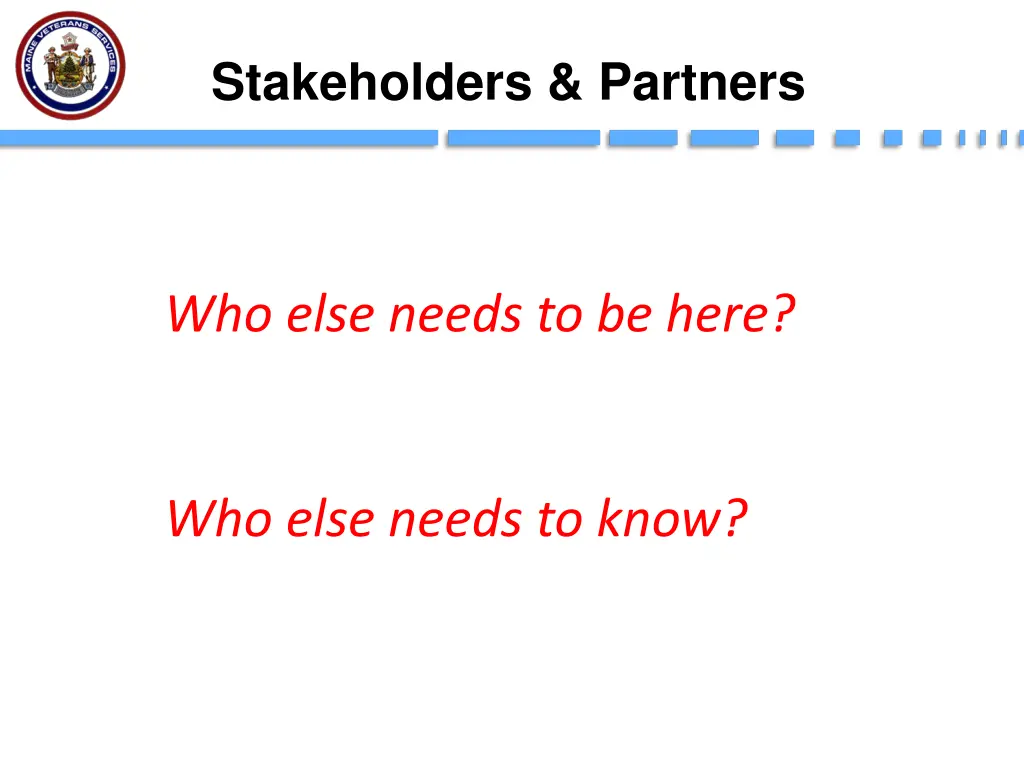 stakeholders partners