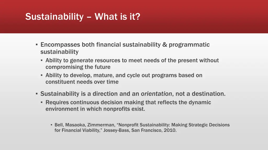 sustainability what is it