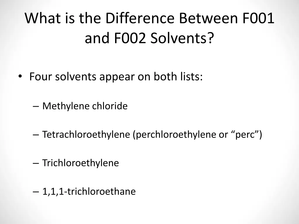 what is the difference between f001 and f002