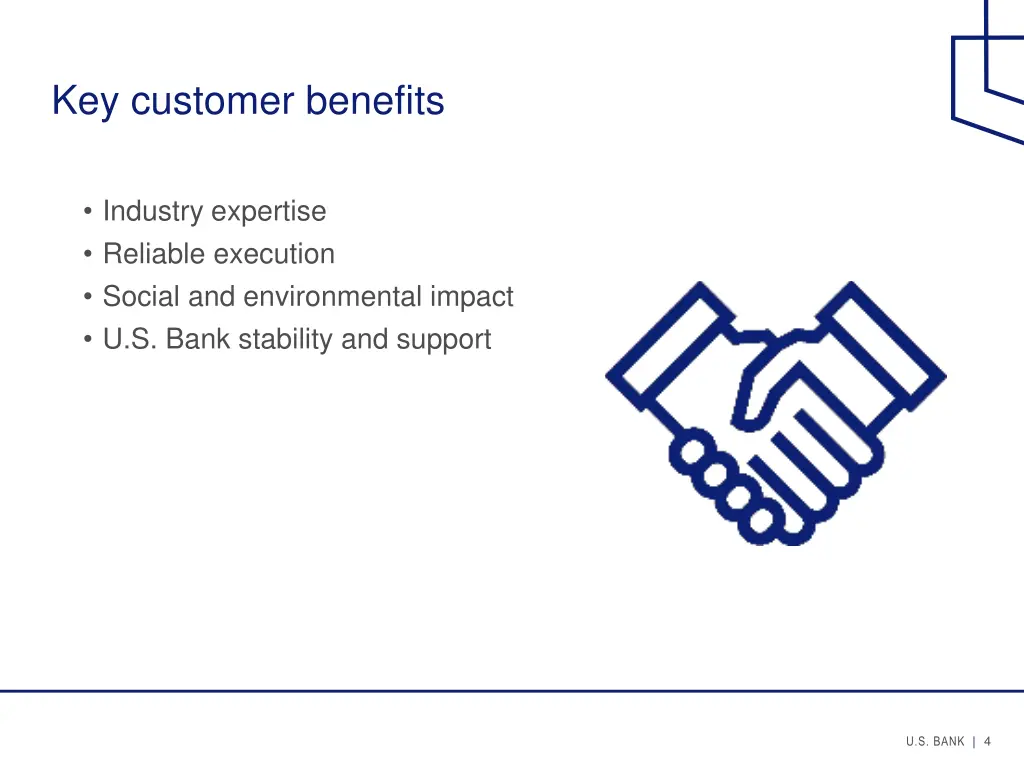 key customer benefits