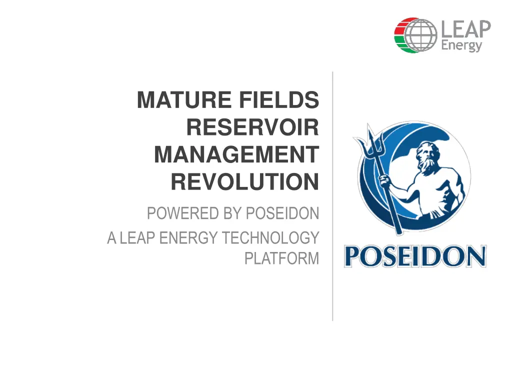 mature fields reservoir management revolution