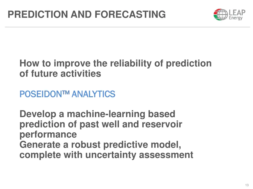 prediction and forecasting