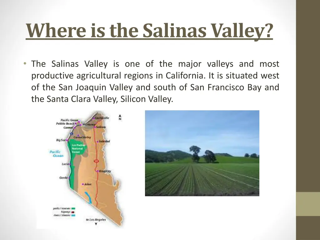 where is the salinas valley