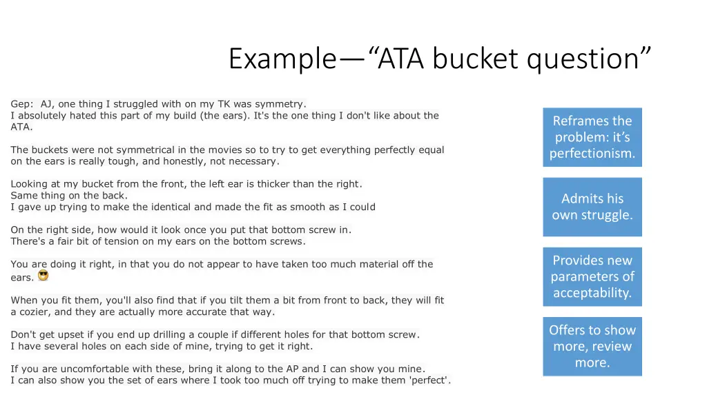 example ata bucket question 2