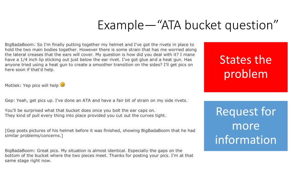 example ata bucket question