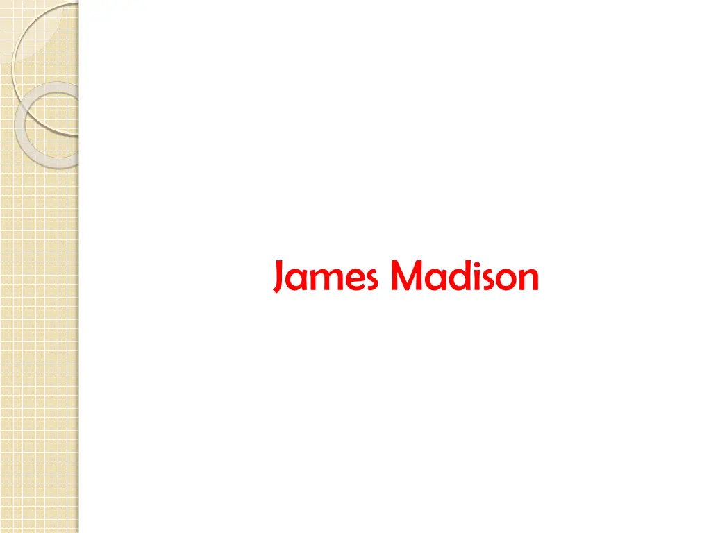 james madison