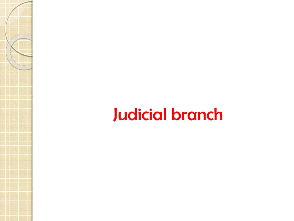 judicial branch