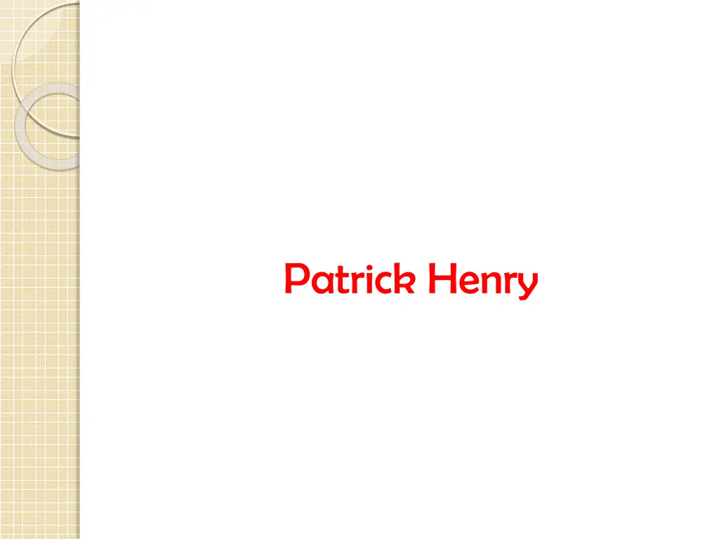 patrick henry