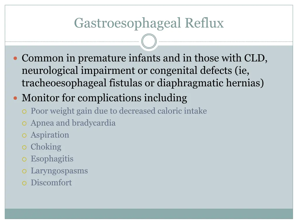 gastroesophageal reflux