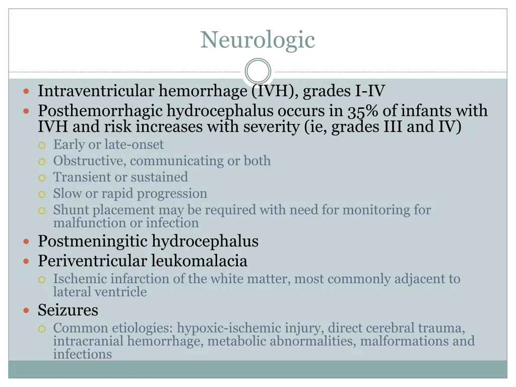 neurologic