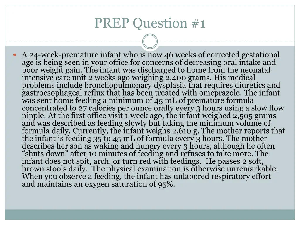 prep question 1