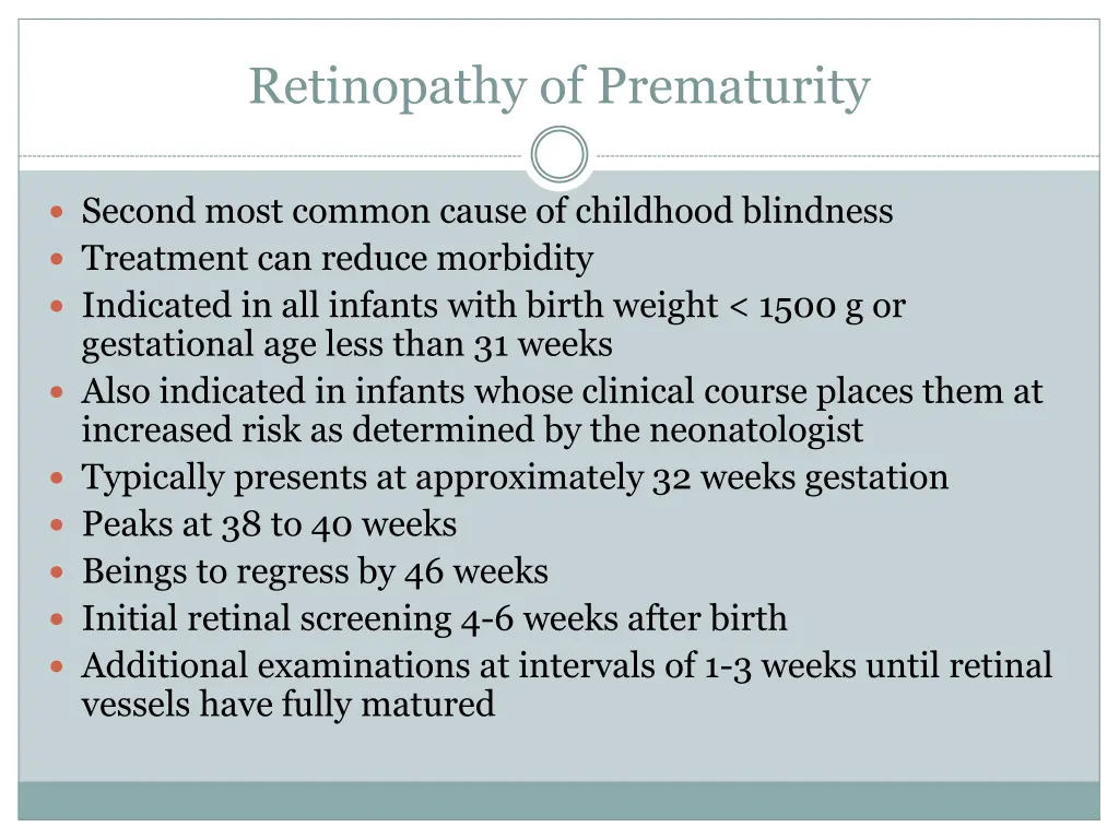 retinopathy of prematurity