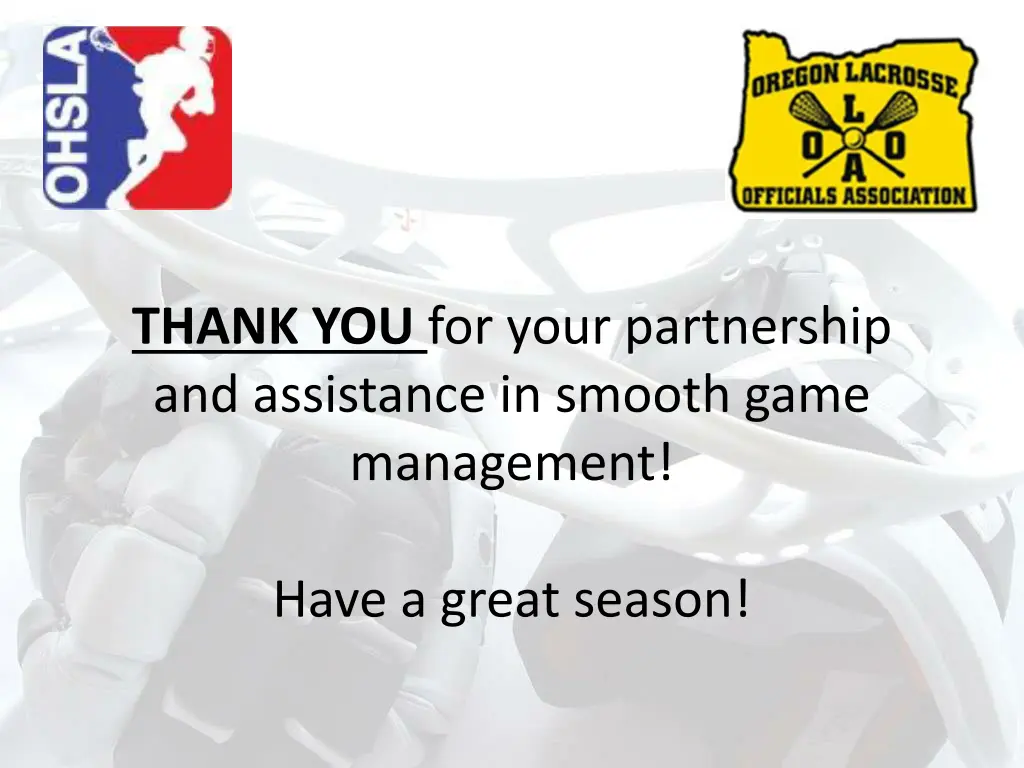 thank you for your partnership and assistance