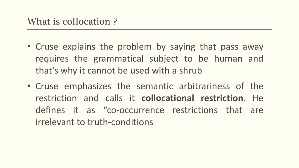 what is collocation 6