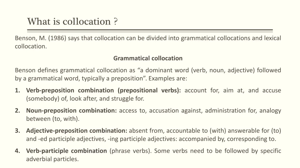 what is collocation 9