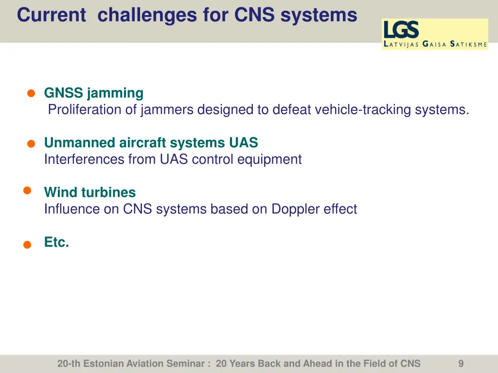 current challenges for cns systems