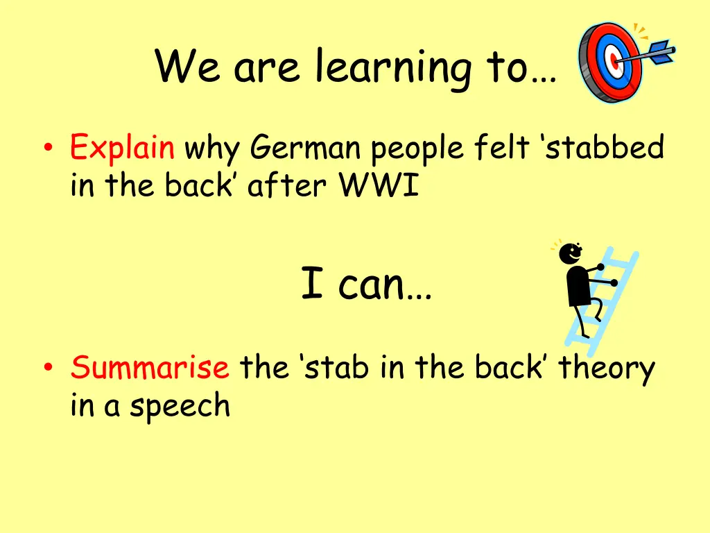 we are learning to