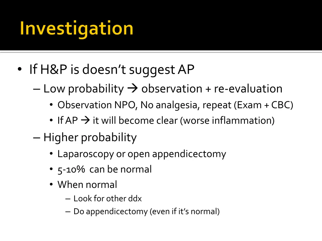 if h p is doesn t suggest ap low probability