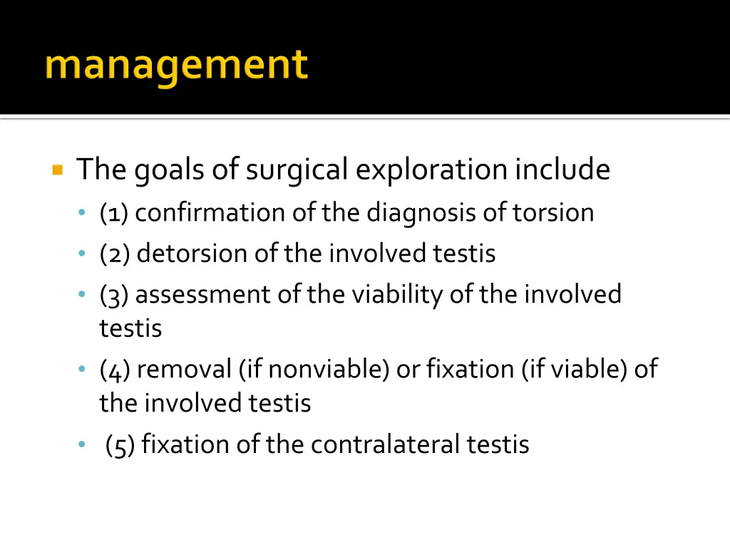 the goals of surgical exploration include