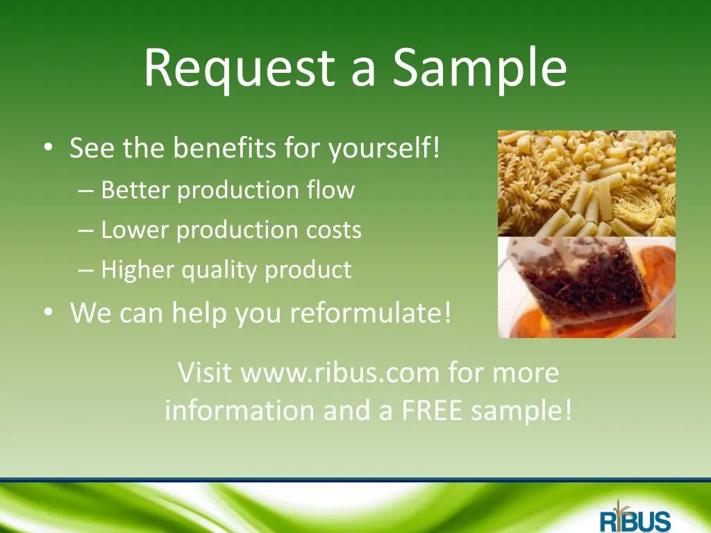 request a sample