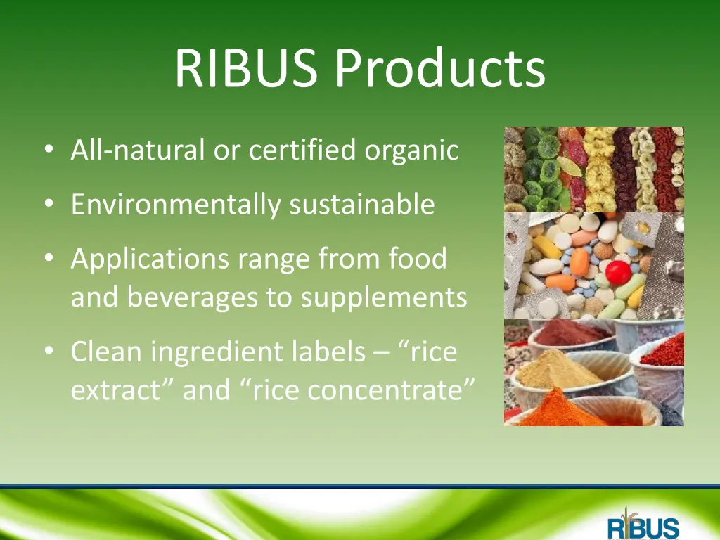 ribus products