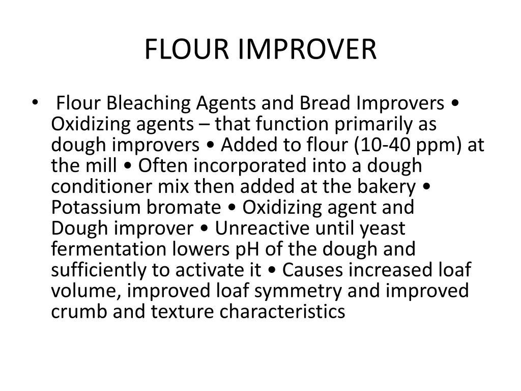 flour improver