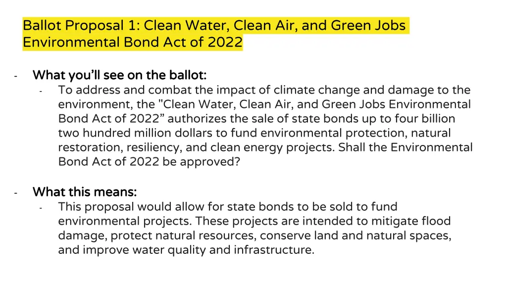 ballot proposal 1 clean water clean air and green 1