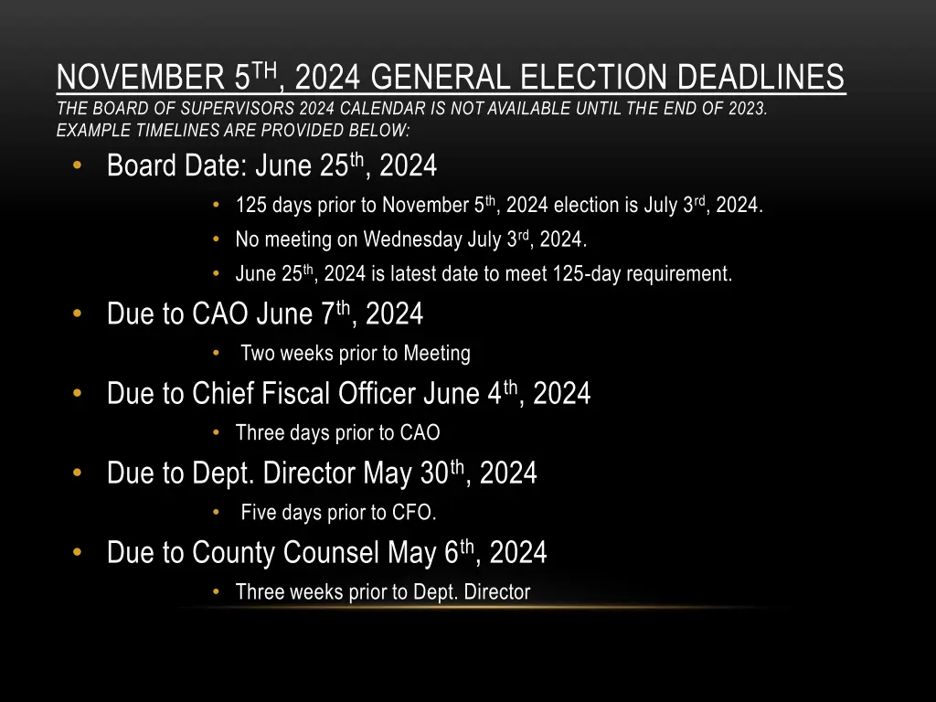 november 5 th 2024 general election deadlines