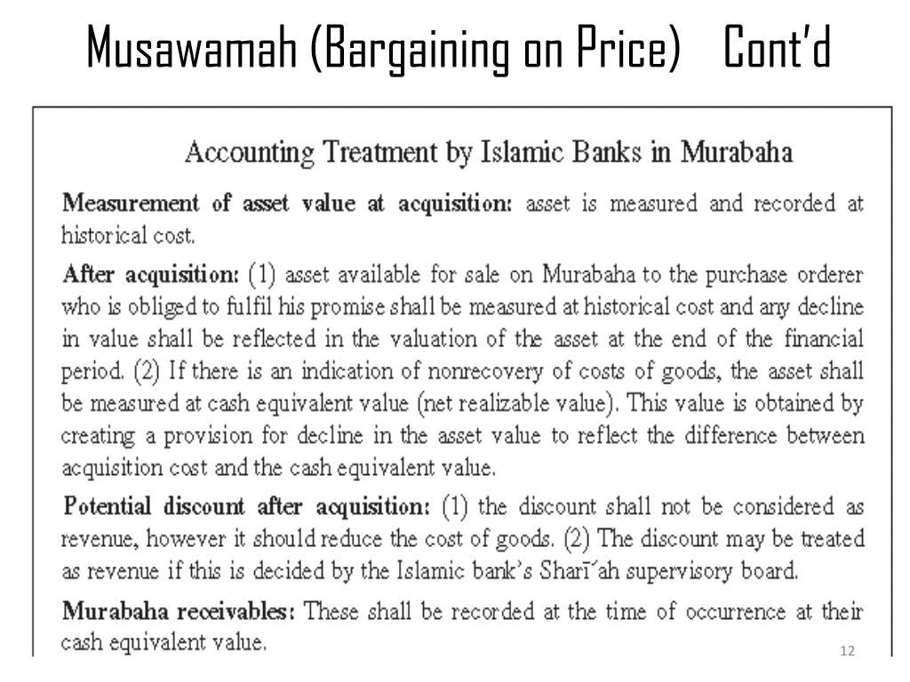 musawamah bargaining on price cont d 4