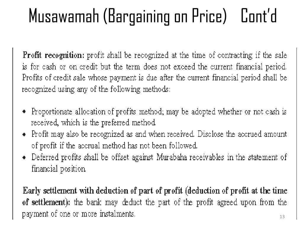 musawamah bargaining on price cont d 5