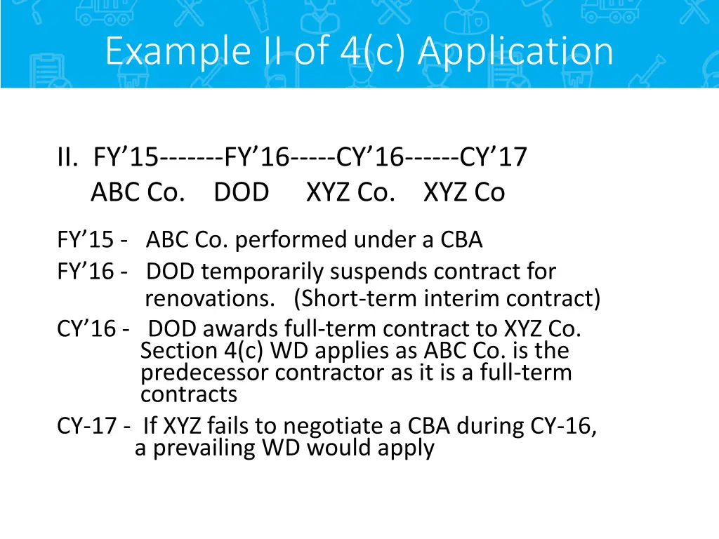 example ii of 4 c application