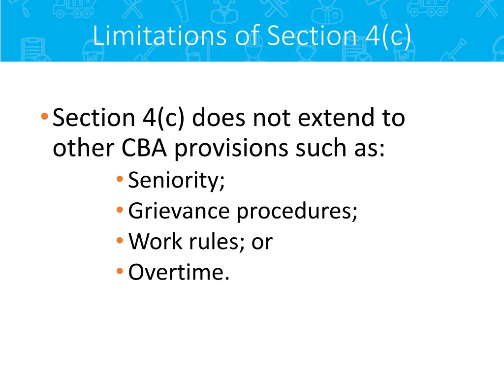 limitations of section 4 c