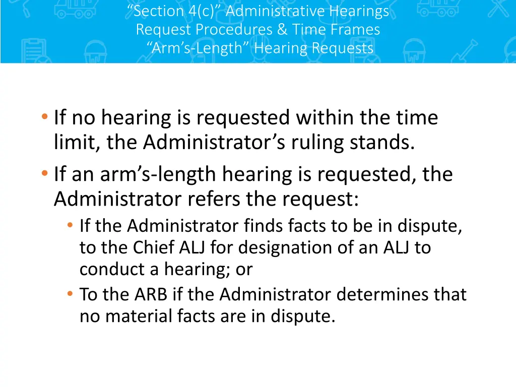 section 4 c administrative hearings request 3