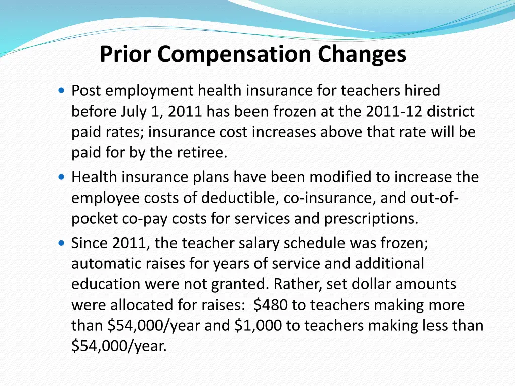 prior compensation changes 1