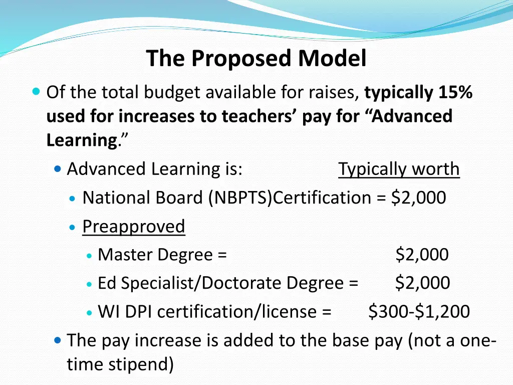 the proposed model 5