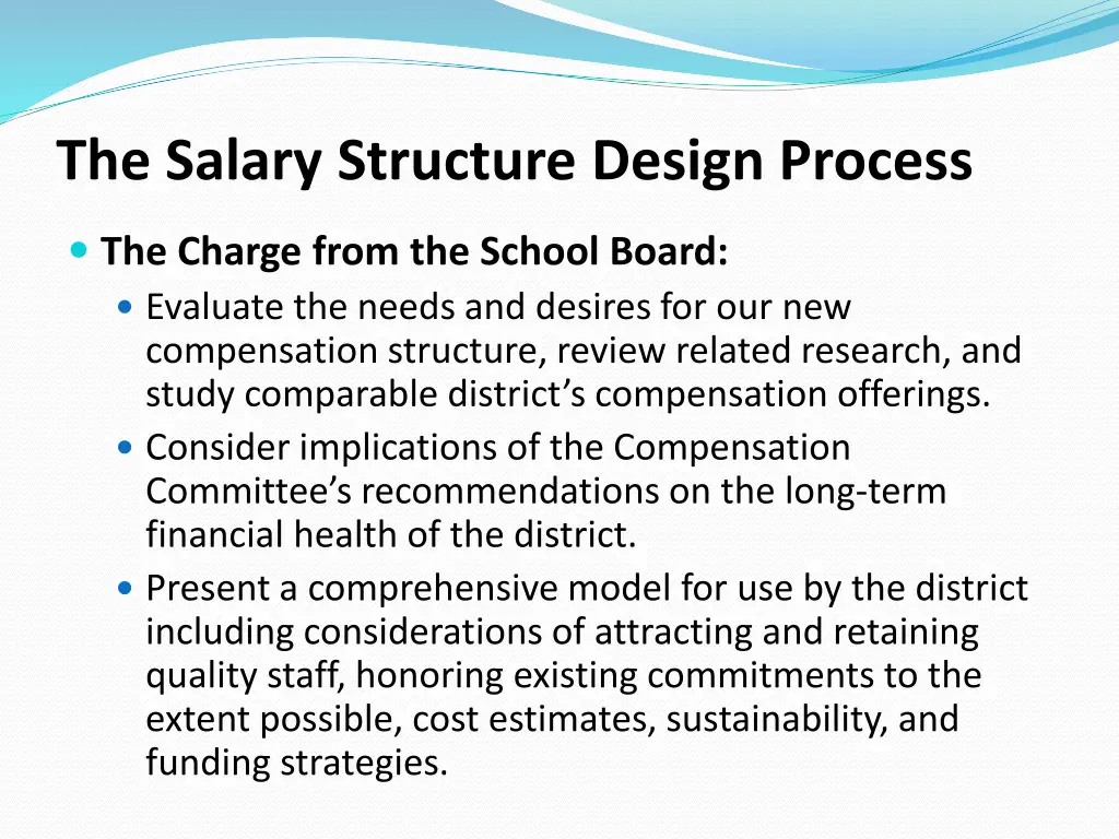 the salary structure design process 1